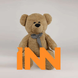 PLUSH TOY BEAR FIGURE 75cm RIBBON DETAIL FROM FACTORY WHOLESALE